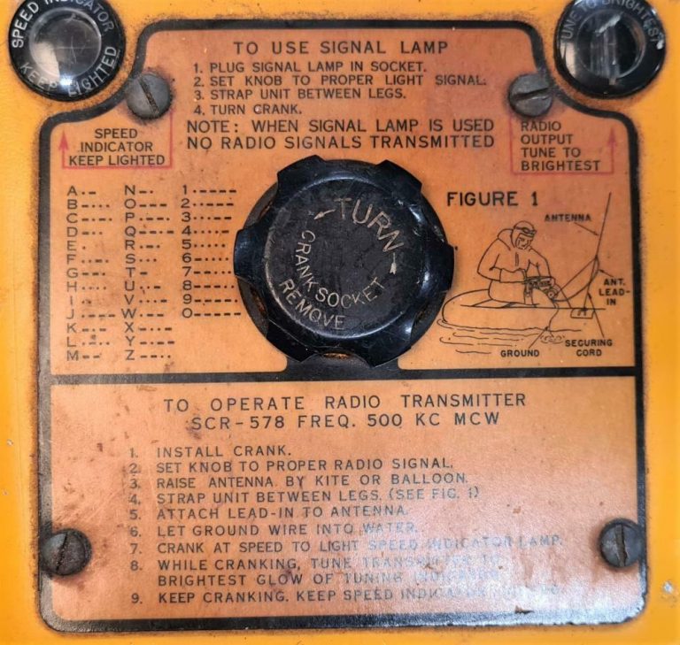 WW2 Korea Australian RAAF RAF Gibson Girl SCR578 survival radio transmitter - Image 3