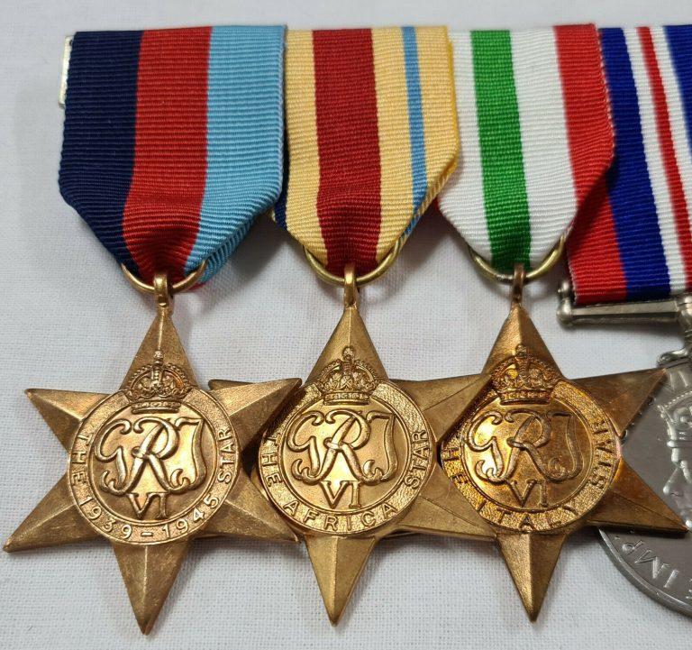 WW2 NORTH AFRICA ITALY PALESTINE MEDALS 1489579 PHELPS ENGINEERS + BRITISH FIRE BRIGADE MEDAL - Image 2