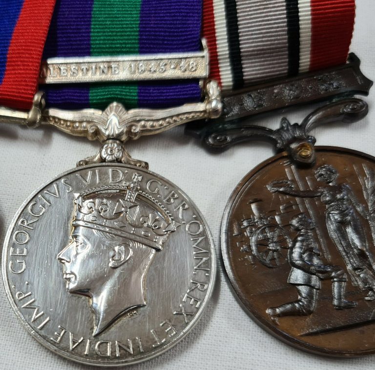 WW2 NORTH AFRICA ITALY PALESTINE MEDALS 1489579 PHELPS ENGINEERS + BRITISH FIRE BRIGADE MEDAL - Image 5