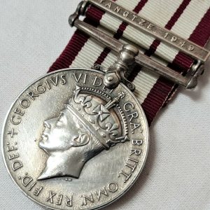 YANGTZE 1949 NAVAL GENERAL SERVICE MEDAL STOKER W MCLELLAN ROYAL NAVY POST WW2