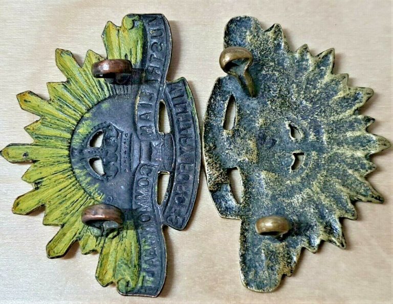 *SAND CAST* AUSTRALIAN ANZAC WW1 & WW2 RISING SUN UNIFORM COLLAR BADGE - Image 4