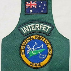 SASR USED* AUSTRALIA ARMY EAST TIMOR UNIFORM BRASSARD INTERFET FORCES