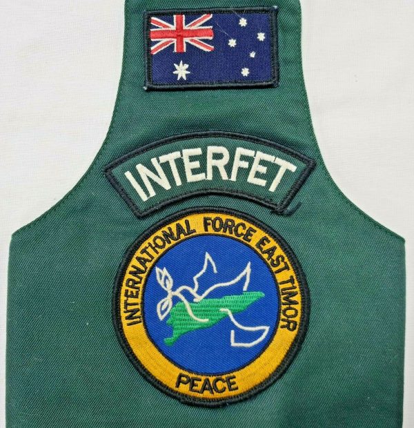 SASR USED* AUSTRALIA ARMY EAST TIMOR UNIFORM BRASSARD INTERFET FORCES