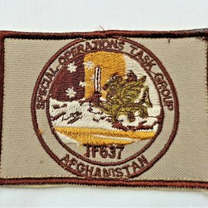 SASR USED AUSTRALIA ARMY SPECIAL OPERATIONS TASK GROUP TF637 UNIFORM PATCH