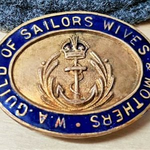 WW1 WESTERN AUSTRALIA GUILD OF SAILORS WIVES & MOTHERS BADGE