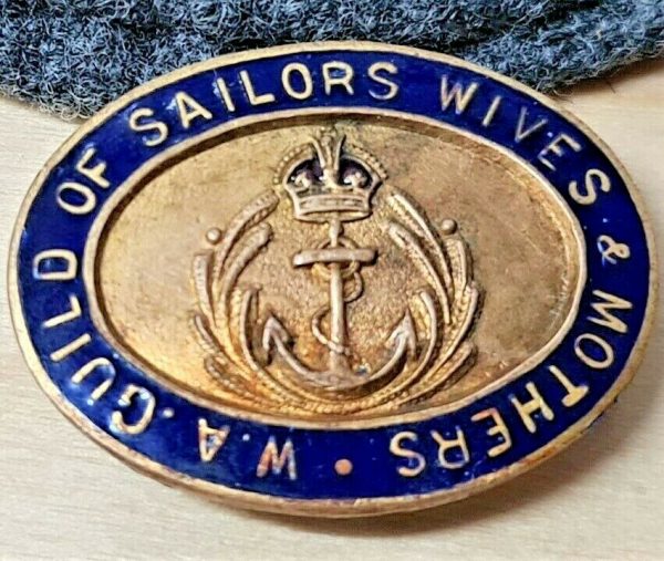 WW1 WESTERN AUSTRALIA GUILD OF SAILORS WIVES & MOTHERS BADGE