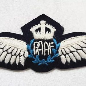 WW2 ROYAL AUSTRALIAN AIR FORCE PILOT UNIFORM REPLICA WINGS BADGE RAAF