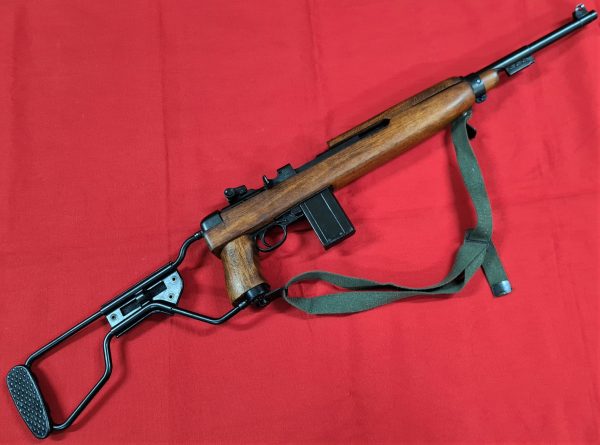 US M1 CARBINE 1944 PARATROOPERS FOLDING STOCK RIFLE WITH SLING DENIX REPLICA 1132/C - Image 9