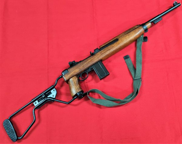 US M1 CARBINE 1944 PARATROOPERS FOLDING STOCK RIFLE WITH SLING DENIX REPLICA 1132/C