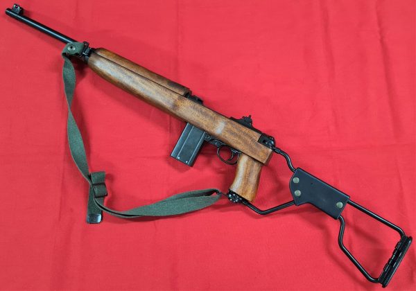 US M1 CARBINE 1942 PARATROOPERS FOLDING STOCK RIFLE WITH SLING DENIX REPLICA 1131/C - Image 2