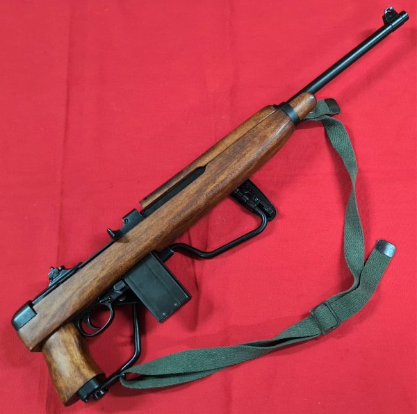 US M1 CARBINE 1942 PARATROOPERS FOLDING STOCK RIFLE WITH SLING DENIX REPLICA 1131/C - Image 6