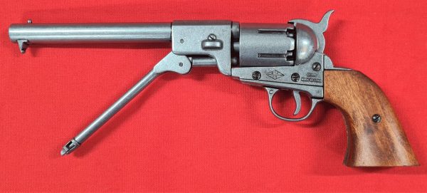 REPLICA DENIX CONFEDERATE CIVIL WAR 1860 ARMY COLT REVOLVER CIVIL WAR BALL N CAP PISTOL GREY GRISWOLD & GUNNISON - Image 3