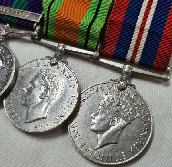 4342208 *DRUMMER* STANLEY JACKSON EAST YORKSHIRE REGIMENT PALESTINE & WW2 MEDALS - Image 4