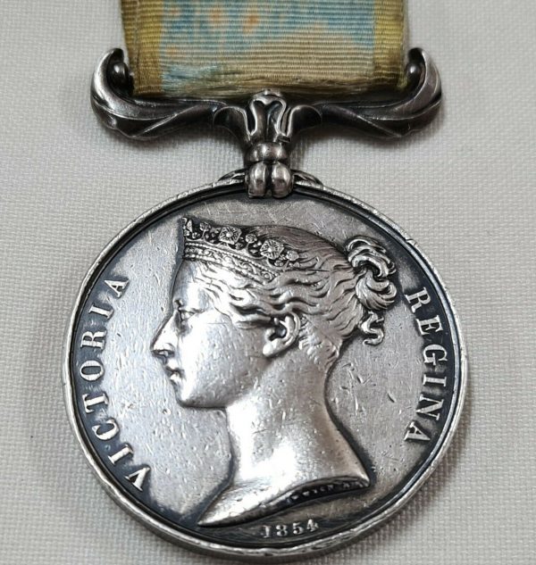 BRITISH 1854 CRIMEA WAR SERVICE MEDAL UN NAMED AS ISSUED PRE WW1 #2