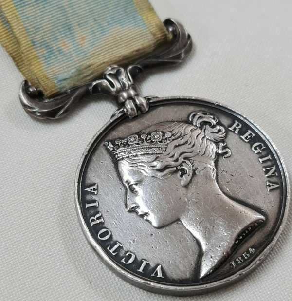 BRITISH 1854 CRIMEA WAR SERVICE MEDAL UN NAMED AS ISSUED PRE WW1 #2 - Image 3