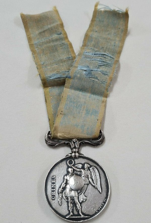 BRITISH 1854 CRIMEA WAR SERVICE MEDAL UN NAMED AS ISSUED PRE WW1 #2 - Image 4