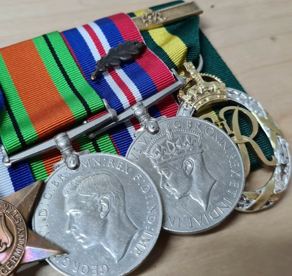 BRITISH ARMY WW2 OFFICERS LONG SERVICE MEDAL GROUP CAPTAIN WILLIAM PAIN MID TED - Image 4