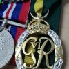 BRITISH ARMY WW2 OFFICERS LONG SERVICE MEDAL GROUP CAPTAIN WILLIAM PAIN MID TED - Image 5