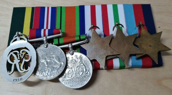 BRITISH ARMY WW2 OFFICERS LONG SERVICE MEDAL GROUP CAPTAIN WILLIAM PAIN MID TED - Image 6