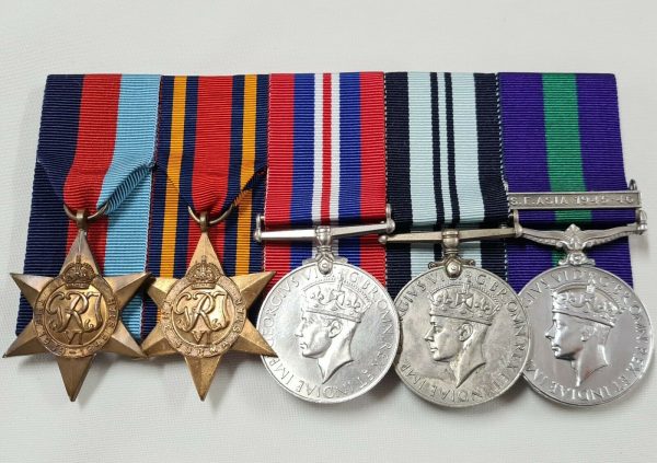 *DOGRA MACHINE GUN BATTALION* WW2 BURMA & INDONESIA MEDALS 11699 SEPOY SURAT RAM