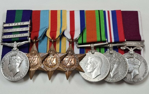 DUNKIRK & MULTI CAMPAIGN WW2 MEDALS 3185007 SERGEANT BURNS SEAFORTHS,  KOSB & MILITARY POLICE - Image 2