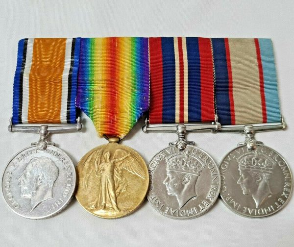 *GASSED MESSINES* 37 BN AUSTRALIAN WW1 & WW2 MEDALS 1895 WO2 REUBEN POOLEY AIF