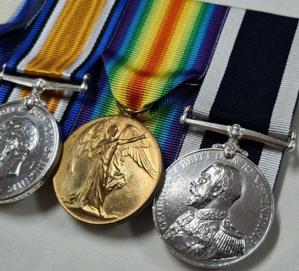 HMS DORIS GALLIPOLI WW1 ROYAL NAVY MEDALS 283064 CHIEF PETTY OFFICER EVANS - Image 3