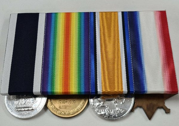 HMS DORIS GALLIPOLI WW1 ROYAL NAVY MEDALS 283064 CHIEF PETTY OFFICER EVANS - Image 7