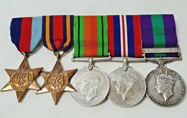 MAJOR FISH 2ND INDIAN AIR FORMATION WW2 BURMA & S.E. ASIA 1945 - 46 MEDALS ROYAL SIGNALS - Image 2