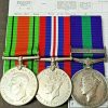 PARACHUTE REGIMENT & SUFFOLKS WW2 & PALESTINE OFFICERS MEDALS CAPTAIN RON JONES
