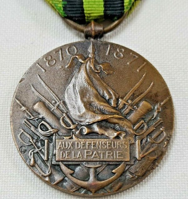 PRE WW1 FRANCO GERMAN WAR CAMPAIGN SERVICE MEDAL 1870-1871 FRANCE GERMANY