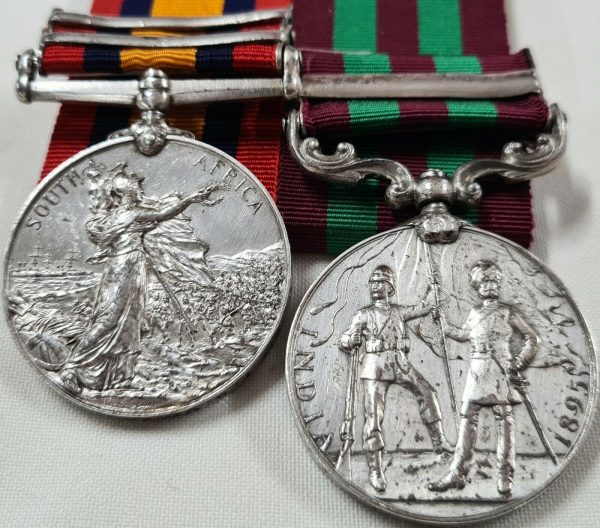 *DIED 1900* PUNJAB FRONTIER & BOER WAR MEDALS 3456 SGT VICARY 1ST BN DEVONSHIRE - Image 7