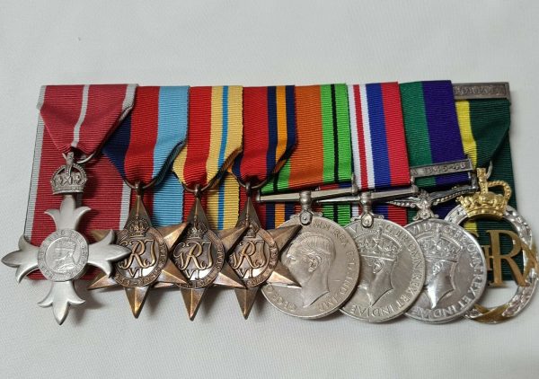 RARE DUTCH EAST INDIES MBE WW2 BRITISH ARMY CHAPLAINS MEDALS REVEREND FORDHAM BURMA - Image 2