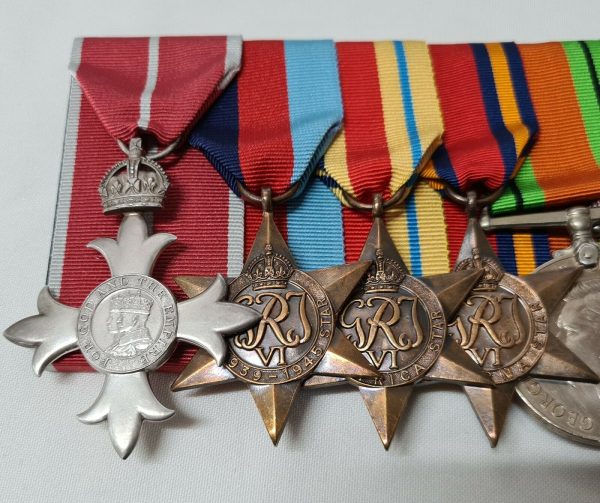 RARE DUTCH EAST INDIES MBE WW2 BRITISH ARMY CHAPLAINS MEDALS REVEREND FORDHAM BURMA - Image 3