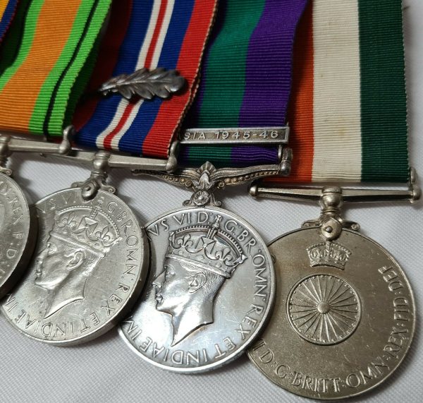 RARE JAVA MID WW2 & SE ASIA 1945 MEDALS LT COLONEL JOHN WHITAKER REME ...