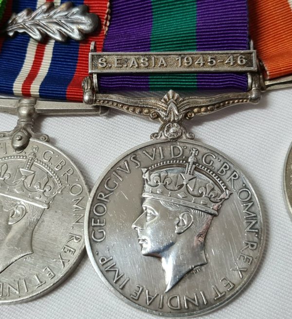 RARE JAVA MID WW2 & SE ASIA 1945 MEDALS LT COLONEL JOHN WHITAKER REME ...