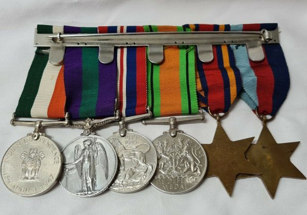 RARE JAVA MID WW2 & SE ASIA 1945 MEDALS LT COLONEL JOHN WHITAKER REME INDIA ARMY - Image 5