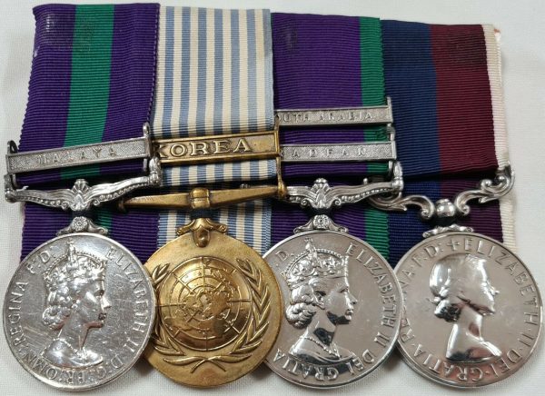 ROYAL AIR FORCE MEDALS 350399 SGT CARTER SERVED MALAYA KOREA SOUTH ARABIA RADFAN