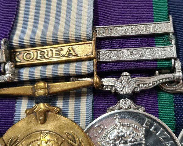 ROYAL AIR FORCE MEDALS 350399 SGT CARTER SERVED MALAYA KOREA SOUTH ARABIA RADFAN - Image 4