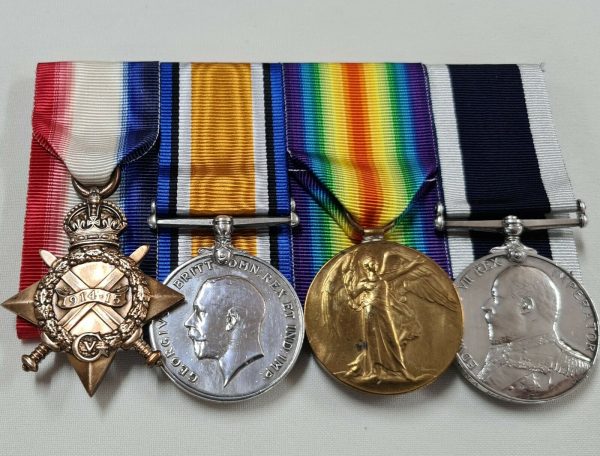 *SUNK GALLIPOLI* HMS IRRESISTIBLE WW1 ROYAL NAVY MEDALS 177170 CHIEF STOKER HILL - Image 2