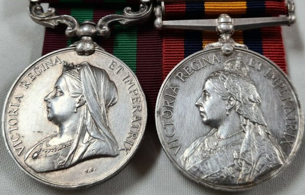 TIRA CAMPAIGN & BOER WAR MEDALS 3424 PTE BORASTON DUKE OF CORNWALL LIGHT INFANTRY - Image 3