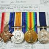 *TORPEDO BOAT* WW1 ROYAL NAVY MEDAL GROUP -  K.1399 CHIEF STOKER JOHM FOUNTAIN