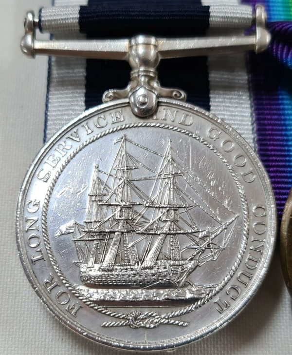 *TORPEDO BOAT* WW1 ROYAL NAVY MEDAL GROUP -  K.1399 CHIEF STOKER JOHM FOUNTAIN - Image 9