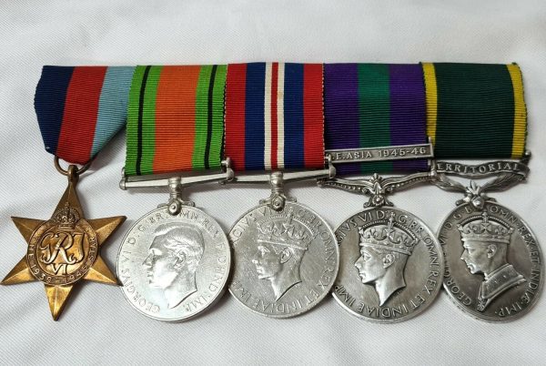 UNIQUE TO UNIT WW2 S.E. ASIA MEDALS 2091466 JAMES THOMSON ROYAL ENGINEERS