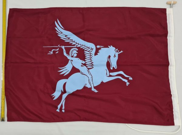 VINTAGE POST WW2 BRITISH ARMY PARACHUTE REGIMENT FLAG - Image 5