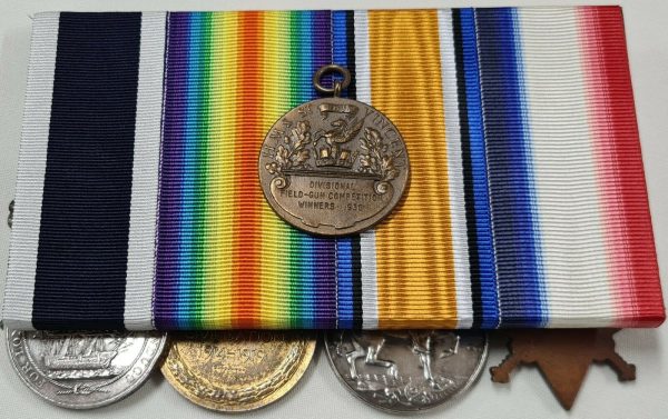 WW1 BRITISH ROYAL NAVY LONG SERVICE MEDAL GROUP 357818 PETTY OFFICER HAROLD BONE - Image 5