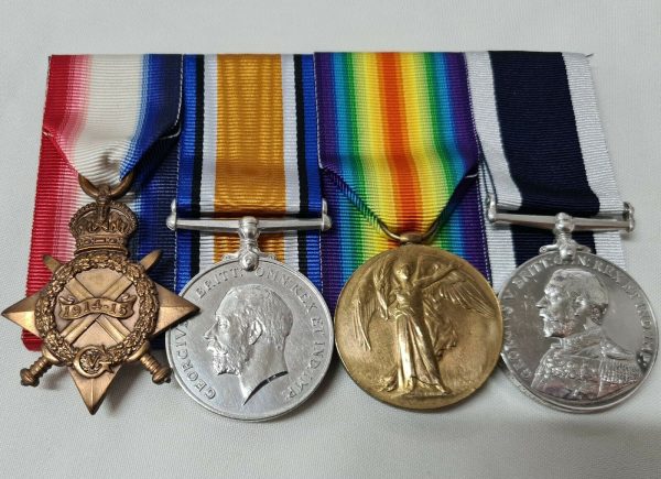 WW1 ROYAL NAVY SUBMARINE MEDALS 221698 PETTY OFFICER THOMAS PRICE HMS ITHURIEL - Image 2