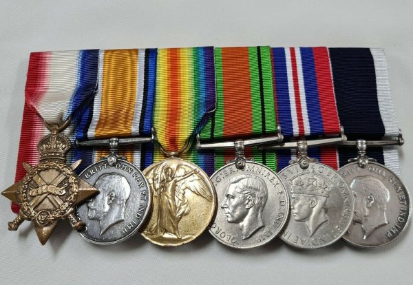 WW1 & WW2 ROYAL NAVY LONG SERVICE MEDALS J.20283 PETTY OFFICER GEORGE HATCH - Image 2