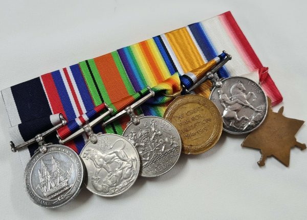 WW1 & WW2 ROYAL NAVY LONG SERVICE MEDALS J.20283 PETTY OFFICER GEORGE HATCH - Image 8