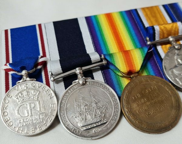 WW1 'X BEACH' GALLIPOLI ROYAL NAVY MEDALS J22913 JOHN HALL HMS IMPLACABLE WW2 - Image 8